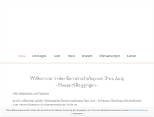 Tablet Screenshot of drs-jung.de